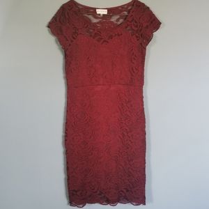2/$30‼️Red Lace Dress
